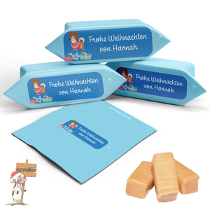 #126 Karamellbonbons mit Text