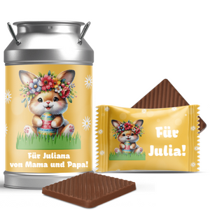 #709 Mini-Schokoladen in der Dose mit eigenem Text