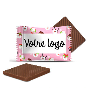 #B055FR Mini chocolats avec votre logo – emballage personnalisé