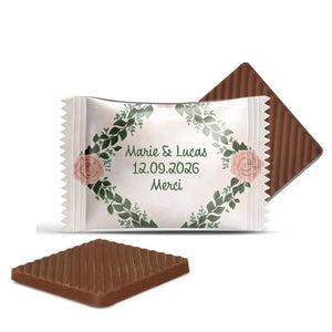 #B16F Mini chocolats de mariage personnalises