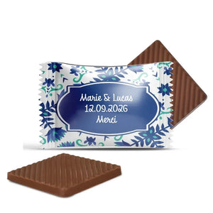 #B18F Mini chocolats de mariage personnalises