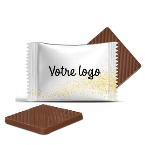#B2202FR Mini chocolats avec votre logo – emballage personnalisé