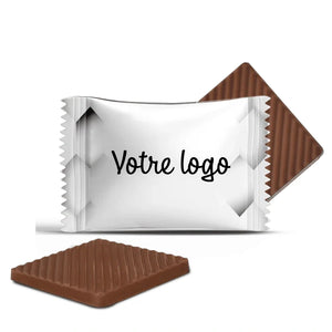 #B2204FR Mini chocolats avec votre logo – emballage personnalisé