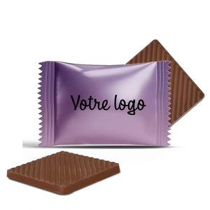 #B2206FR Mini chocolats avec votre logo – emballage personnalisé