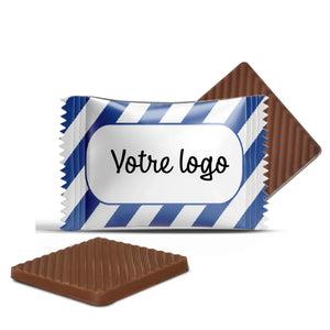 #B2216FR Mini chocolats avec votre logo – emballage personnalisé