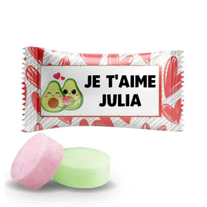 #B245F Bonbons aux fruits personnalises