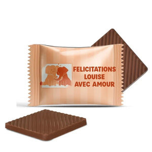 #B36F Mini chocolats personnalises