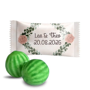 #B453F Chewing-gums de mariage personnalises
