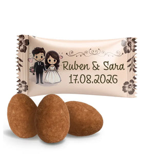 #B464F Amandes de mariage personnalisees