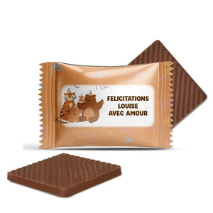 #B47F Mini chocolats personnalises