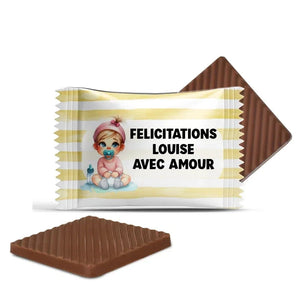 #B59F Mini chocolats personnalises