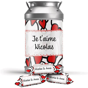 #B93F Caramels en boite personnalises