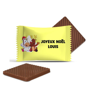 #F131R Mini chocolats personnalisés — Joyeux Noël, Louis