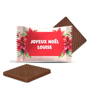 #F138R Mini chocolats personnalisés — Joyeux Noël, Louise