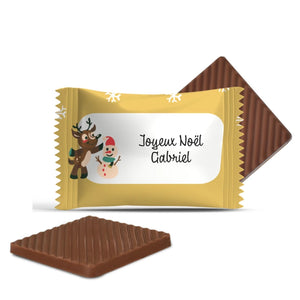 #F141R Mini chocolats personnalisés — Joyeux Noël, Gabriel