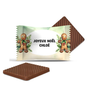 #F142R Mini chocolats personnalisés — Joyeux Noël, Chloé