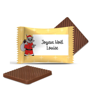 #F146R Mini chocolats personnalisés — Joyeux Noël, Louise