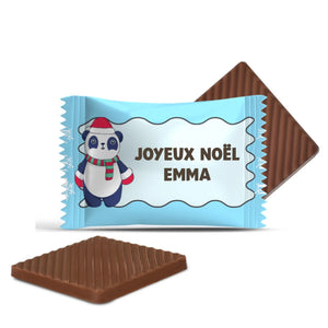 #F148R Mini chocolats personnalisés — Joyeux Noël, Emma