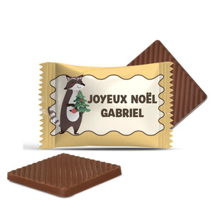 #F149R Mini chocolats personnalisés — Joyeux Noël, Gabriel