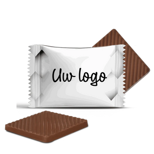 #B4210E Mini chocolaatjes met logo