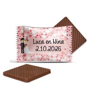 #N10L Mini chocolaatjes met tekst