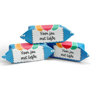 #B145E Karamelbonbons met eigen tekst