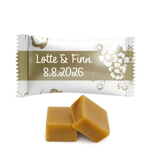 #B149E Karamelbonbons Excellence met eigen tekst