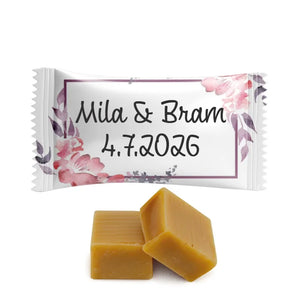 #B153E Karamelbonbons Excellence met eigen tekst