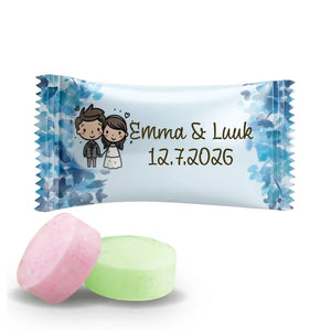 #N202L Fruitbonbons met eigen tekst