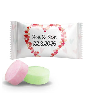 #B204E Fruitbonbons met eigen tekst
