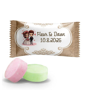 #N208L Fruitbonbons met eigen tekst