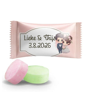 #N210L Fruitbonbons met eigen tekst