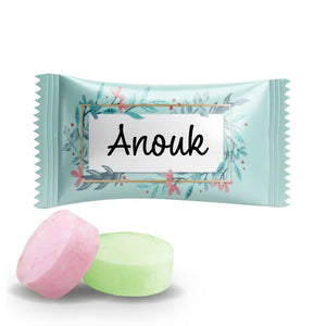 #B227E Fruitbonbons met eigen tekst