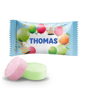 #B228E Fruitbonbons met eigen tekst