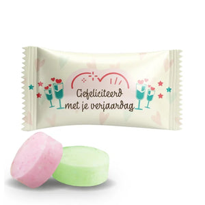 #B233E Fruitbonbons met eigen tekst