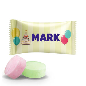 #N235L Fruitbonbons met eigen tekst