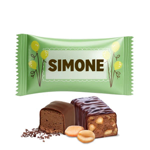 #B308E Chocoladebonbons met eigen tekst