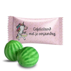 #B427E Kauwgom met eigen tekst