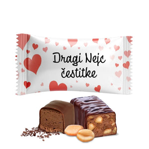 #S309E Čokoladni bonboni z lastnim besedilom